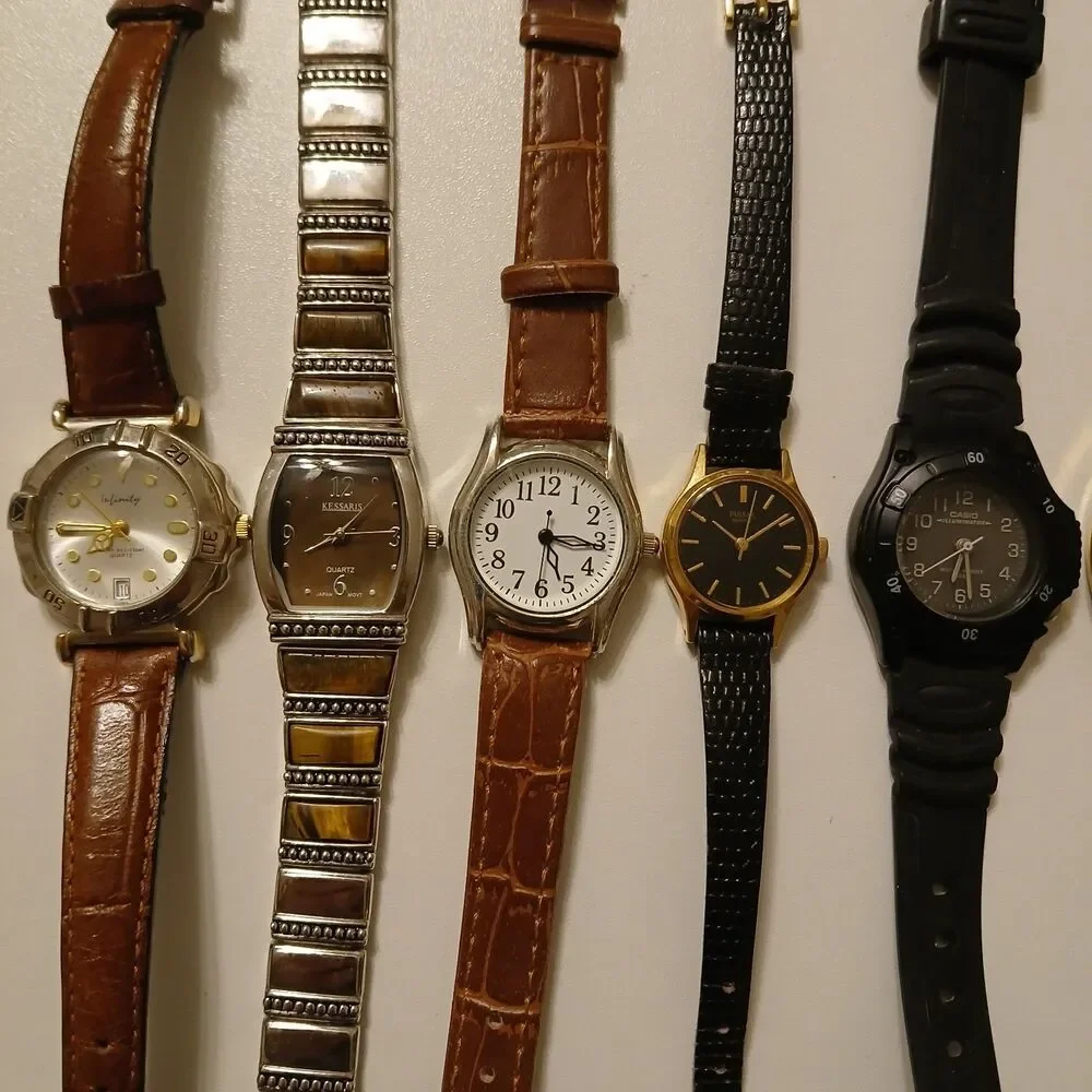 Parts/Repair Watch Lot of 20 Timex Casio Pulsar Anne Klein Armitron DKNY LEI